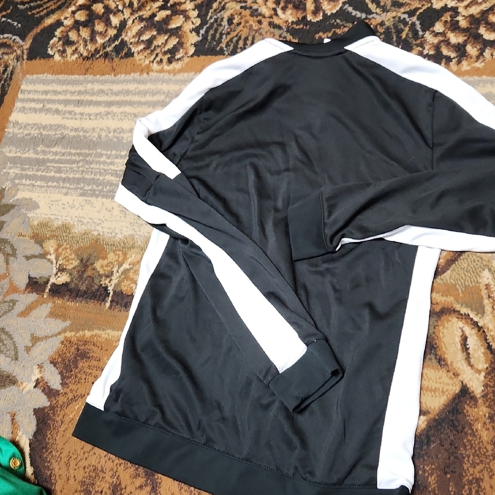 Nike Black and White Men's Track Jacket - Picture 8 of 11